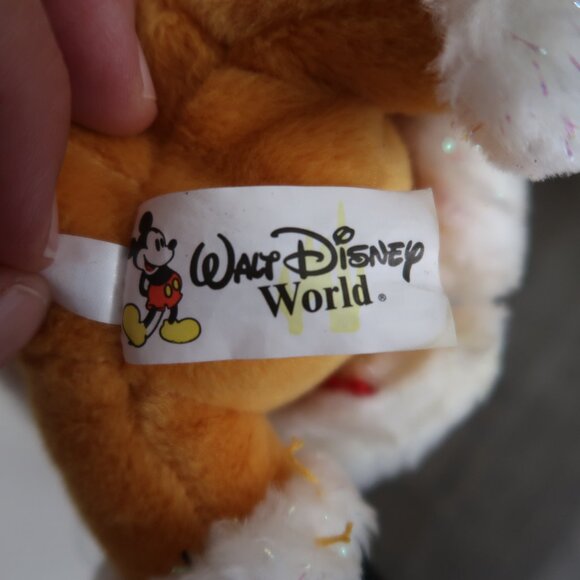 Disney Parks Winnie the Pooh Holiday Bean Plush Original Tags Small Christmas - Picture 9 of 10